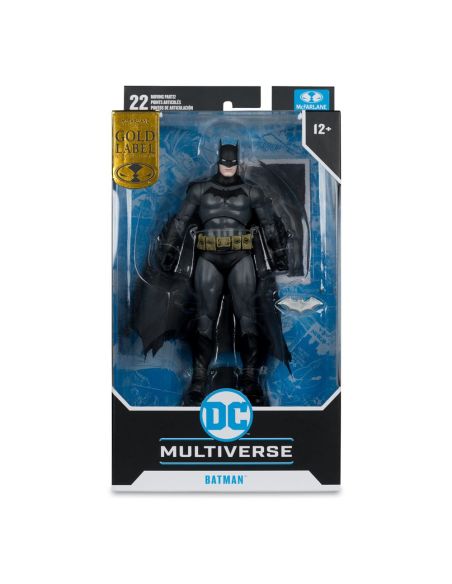 Figura Batman (Gold Label) 18cm - Batman Año Uno DC Multiverse