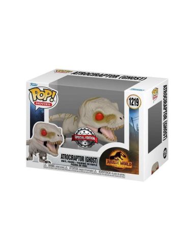 Figura Funko POP! Atrociraptor (Ghost) 9 cm – Jurassic Park
