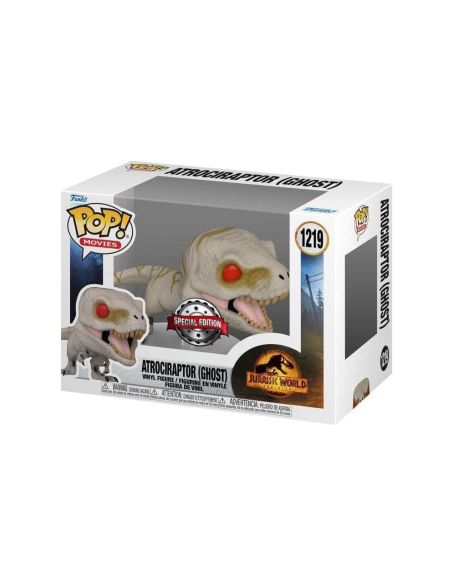 Figura Funko POP! Atrociraptor (Ghost) 9 cm – Jurassic Park