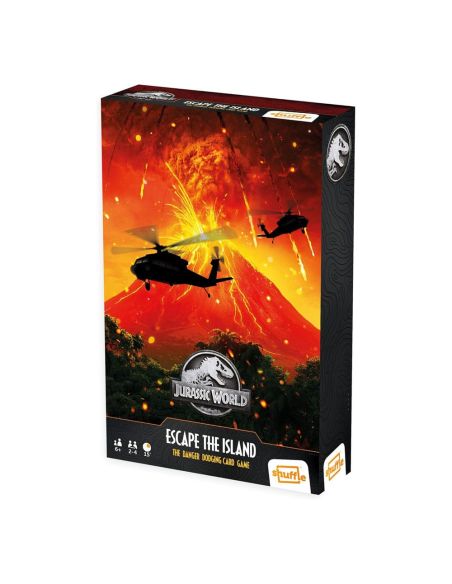 Juego de Cartas Jurassic World Shuffle – Escape The Island