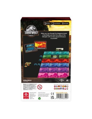 Juego de Cartas Jurassic World Shuffle – Escape The Island