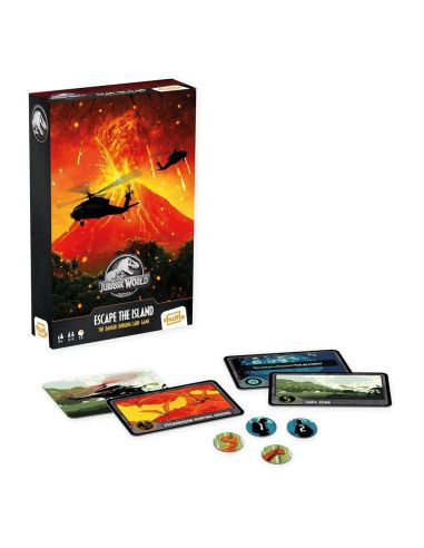 Juego de Cartas Jurassic World Shuffle – Escape The Island