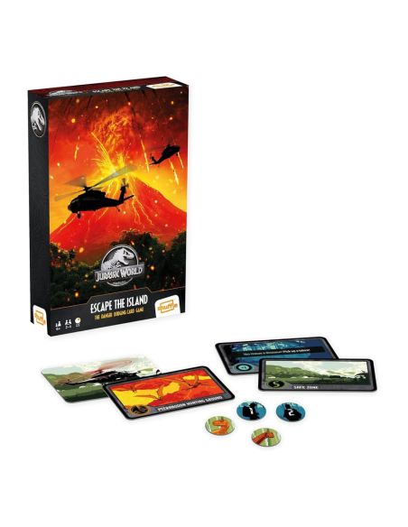 Juego de Cartas Jurassic World Shuffle – Escape The Island