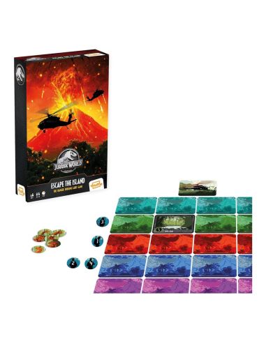 Juego de Cartas Jurassic World Shuffle – Escape The Island
