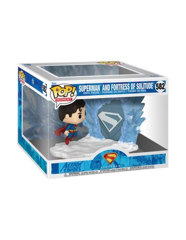 Figura Funko POP! Moments Superman y Fortaleza de la Soledad 9 cm - Superman (2025)