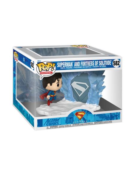 Figura Funko POP! Moments Superman y Fortaleza de la Soledad 9 cm - Superman (2025)