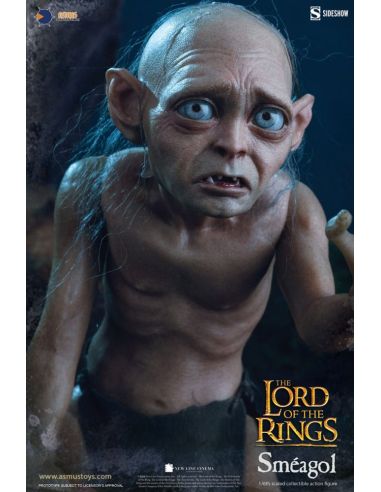 Figura El Señor de los Anillos Sméagol 20 cm - Escala 1/6