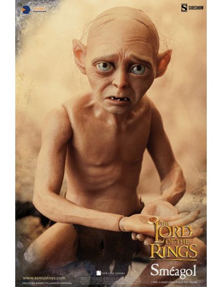 Figura El Señor de los Anillos Sméagol 20 cm - Escala 1/6