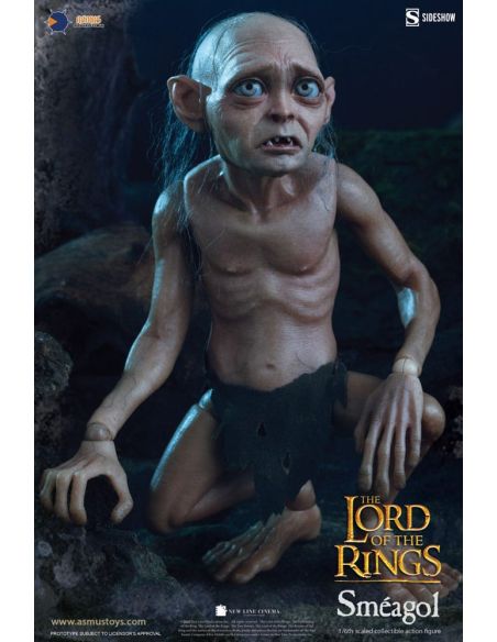 Figura El Señor de los Anillos Sméagol 20 cm - Escala 1/6