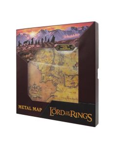 Réplica Mapa Tierra Media 15 x 15 cm Limited Edition - El Señor de los Anillos 2