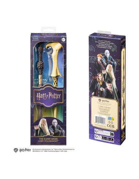 Varitas de Harry Potter: Varita de Saúco y Lord Voldemort PVC 30 cm - Harry Potter