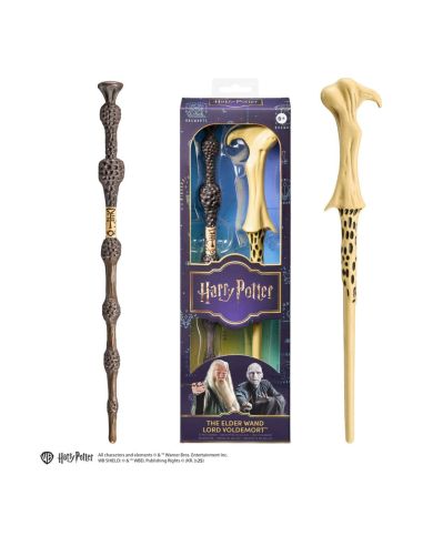 Varitas de Harry Potter: Varita de Saúco y Lord Voldemort PVC 30 cm - Harry Potter