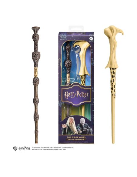 Varitas de Harry Potter: Varita de Saúco y Lord Voldemort PVC 30 cm - Harry Potter