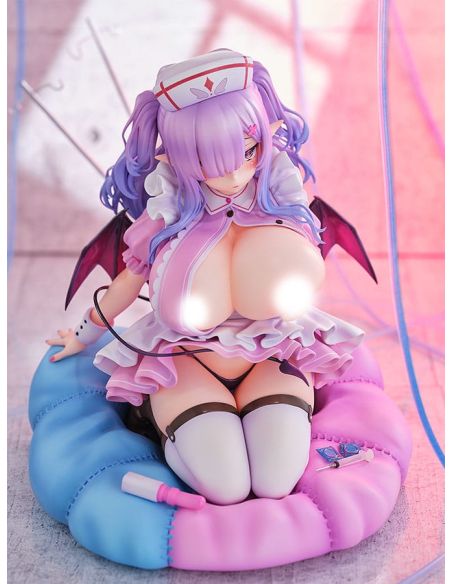 Estatua Ayano Nanamori Jiraikei Succubus Nurse 20 cm - Comic Unreal