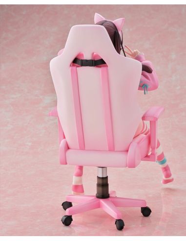 Estatua Comic Unreal Kuro Catgirl Streamer 22 cm - Ilustrada por Danimaru