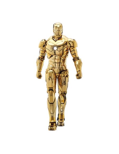 Figura Iron Man Mark III (Gold Color Version) Movie Masterpiece Diecast 1/6 Hot Toys Exclusive 33 cm