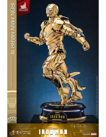 Figura Iron Man Mark III (Gold Color Version) Movie Masterpiece Diecast 1/6 Hot Toys Exclusive 33 cm