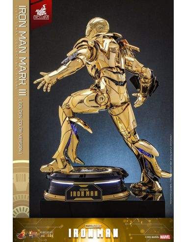 Figura Iron Man Mark III (Gold Color Version) Movie Masterpiece Diecast 1/6 Hot Toys Exclusive 33 cm