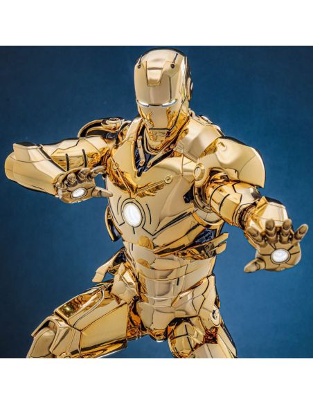 Figura Iron Man Mark III (Gold Color Version) Movie Masterpiece Diecast 1/6 Hot Toys Exclusive 33 cm
