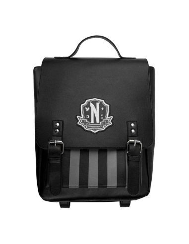 Mochila Nevermore Academy color negro – Miércoles (Wednesday)