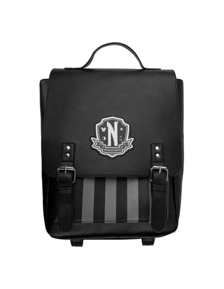 Mochila Nevermore Academy color negro – Miércoles (Wednesday)