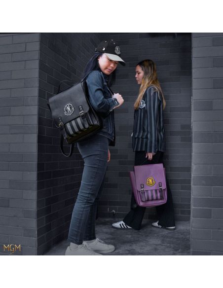 Mochila Nevermore Academy color negro – Miércoles (Wednesday)