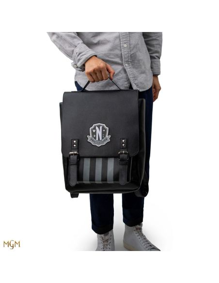 Mochila Nevermore Academy color negro – Miércoles (Wednesday)
