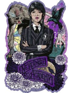 Puzzle de madera 300 piezas – Miércoles (Wednesday Addams) 2