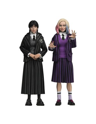 Figura Miércoles Addams (Uniforme Nevermore) y Enid 20 cm – Miércoles (Wednesday)