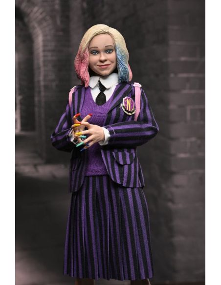 Figura Miércoles Addams (Uniforme Nevermore) y Enid 20 cm – Miércoles (Wednesday)