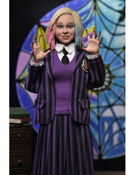 Figura Miércoles Addams (Uniforme Nevermore) y Enid 20 cm – Miércoles (Wednesday)