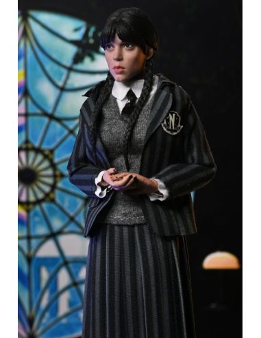 Figura Miércoles Addams (Uniforme Nevermore) y Enid 20 cm – Miércoles (Wednesday)
