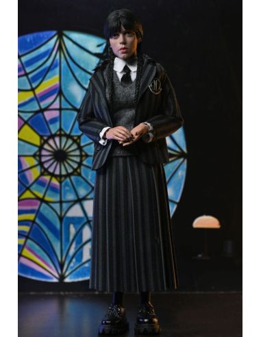 Figura Miércoles Addams (Uniforme Nevermore) y Enid 20 cm – Miércoles (Wednesday)