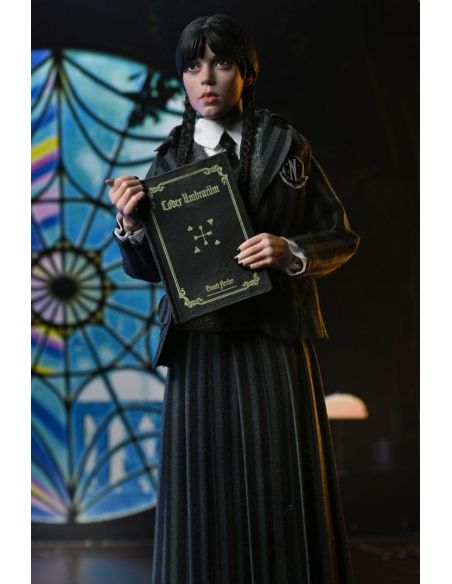Figura Miércoles Addams (Uniforme Nevermore) y Enid 20 cm – Miércoles (Wednesday)