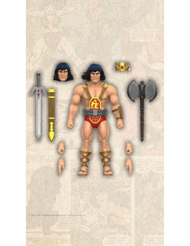 Figura Conan el Bárbaro Ultimates Kull The Conqueror 18 cm