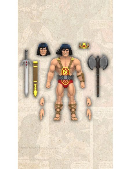 Figura Conan el Bárbaro Ultimates Kull The Conqueror 18 cm