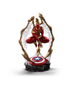 Marvel Estatua Art Scale Deluxe 1/10 Spider-Man Iron Armor Comics (CCXP Exclusive 2024) 24 cm