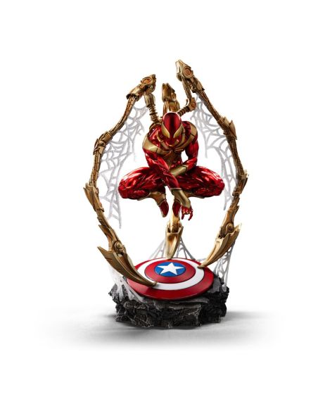 Marvel Estatua Art Scale Deluxe 1/10 Spider-Man Iron Armor Comics (CCXP Exclusive 2024) 24 cm
