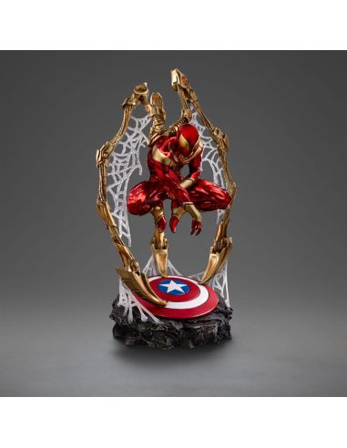 Marvel Estatua Art Scale Deluxe 1/10 Spider-Man Iron Armor Comics (CCXP Exclusive 2024) 24 cm