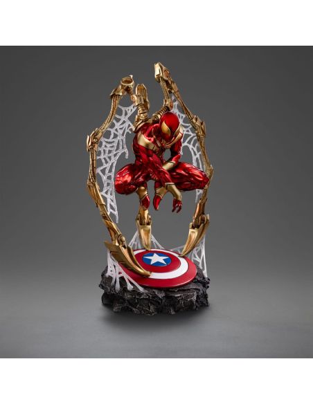 Marvel Estatua Art Scale Deluxe 1/10 Spider-Man Iron Armor Comics (CCXP Exclusive 2024) 24 cm