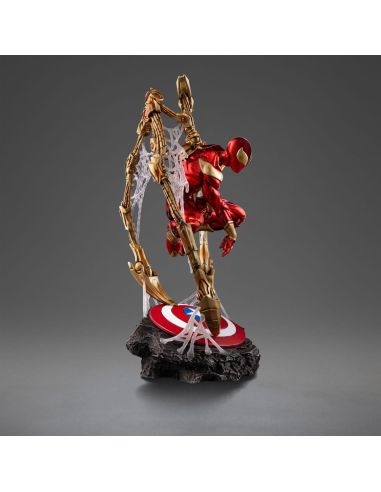 Marvel Estatua Art Scale Deluxe 1/10 Spider-Man Iron Armor Comics (CCXP Exclusive 2024) 24 cm