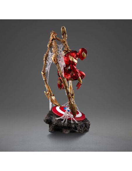 Marvel Estatua Art Scale Deluxe 1/10 Spider-Man Iron Armor Comics (CCXP Exclusive 2024) 24 cm