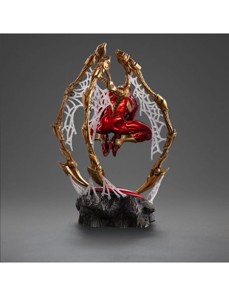 Marvel Estatua Art Scale Deluxe 1/10 Spider-Man Iron Armor Comics (CCXP Exclusive 2024) 24 cm