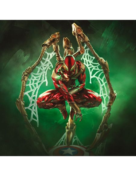 Marvel Estatua Art Scale Deluxe 1/10 Spider-Man Iron Armor Comics (CCXP Exclusive 2024) 24 cm