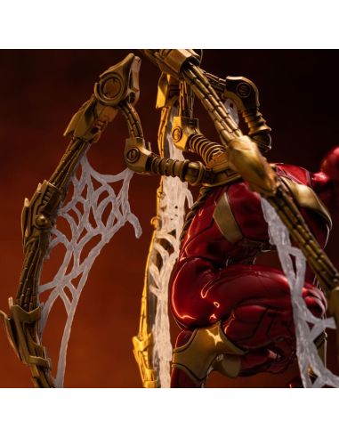 Marvel Estatua Art Scale Deluxe 1/10 Spider-Man Iron Armor Comics (CCXP Exclusive 2024) 24 cm