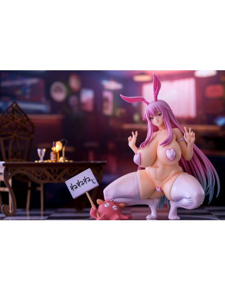 Estatua Original Character 1/5 NeneneG Design Pink Hair-chan 21 cm