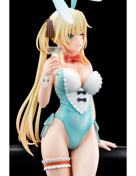 Estatua 1/6 Regina Mercedes con traje de conejita y sistema 'Nip Slip' - The Demon Sword Master of Excalibur Academy