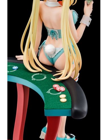 Estatua 1/6 Regina Mercedes con traje de conejita y sistema 'Nip Slip' - The Demon Sword Master of Excalibur Academy