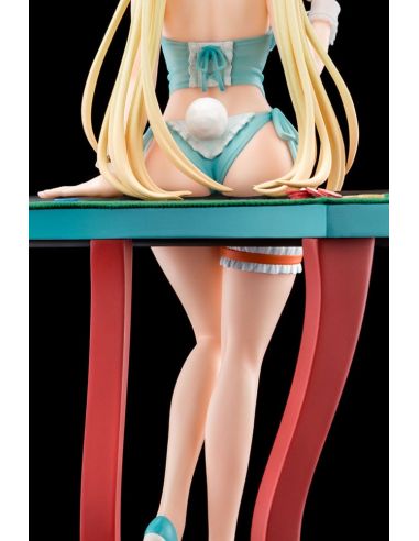 Estatua 1/6 Regina Mercedes con traje de conejita y sistema 'Nip Slip' - The Demon Sword Master of Excalibur Academy