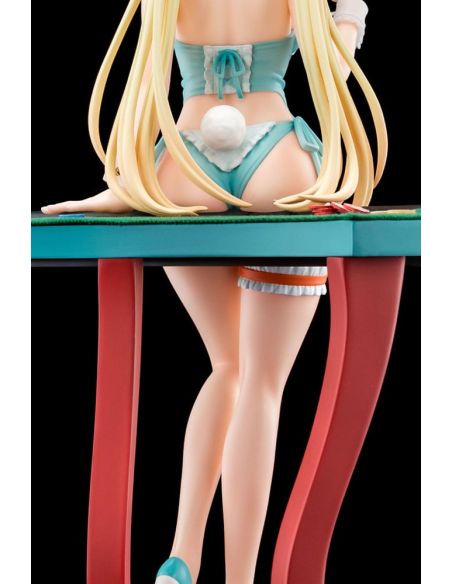 Estatua 1/6 Regina Mercedes con traje de conejita y sistema 'Nip Slip' - The Demon Sword Master of Excalibur Academy